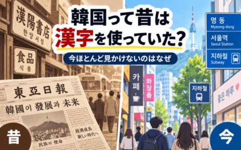 韓国って昔は漢字を使っていた？今ほとんど見かけないのはなぜ