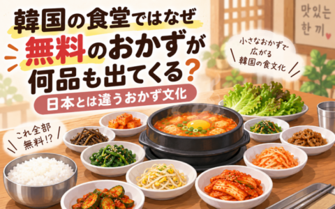 韓国の食堂ではなぜ無料のおかずが何品も出てくる？日本とは違うおかず文化